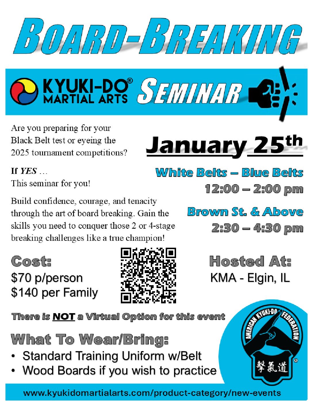 Breaking Seminar With Master Bjorkquist, January 25, 2025