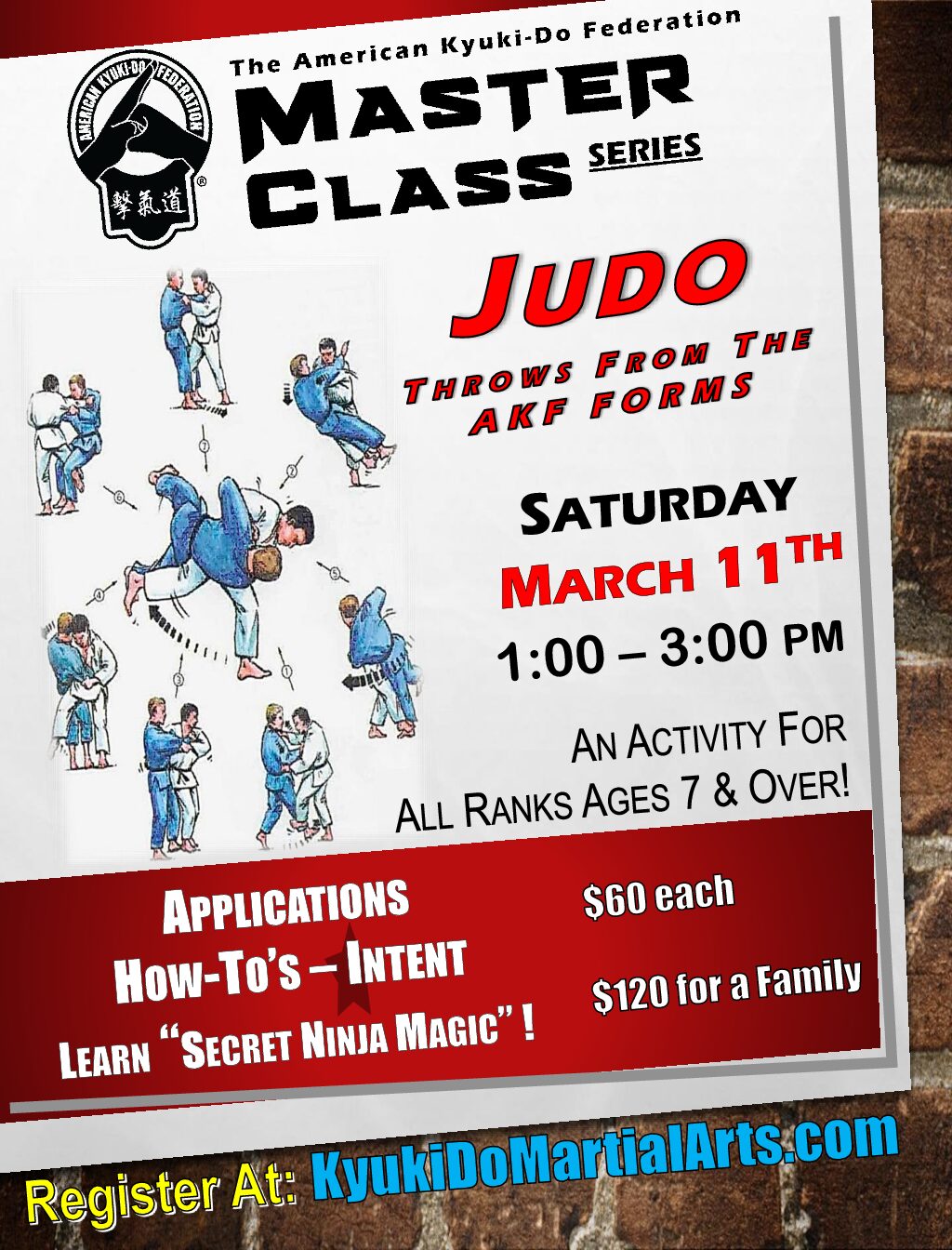 Video Access - Judo Seminar, March 2023 (With Grandmaster Holden)