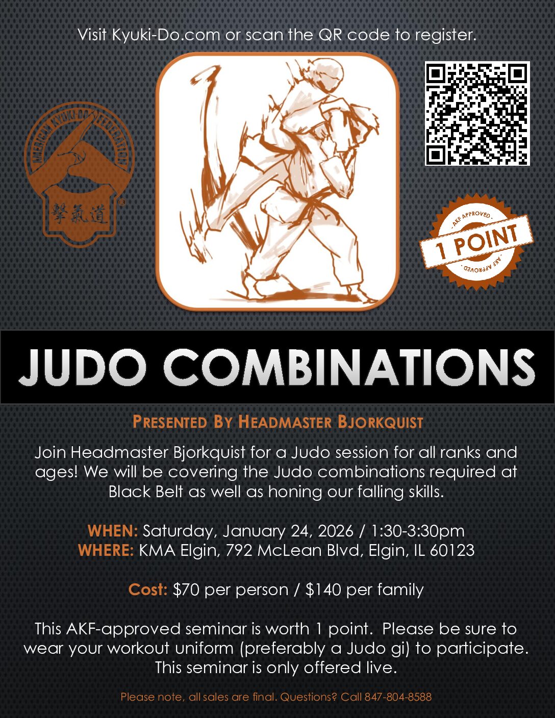 Video Access - Judo, January 24, 2026 (with Headmaster Bjorkquist)