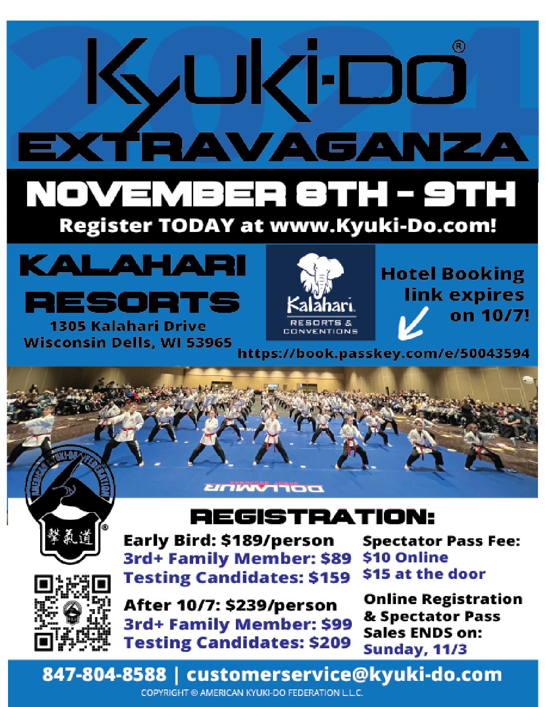 Kyuki-Do Black Belt Extravaganza, November 8-9, 2024