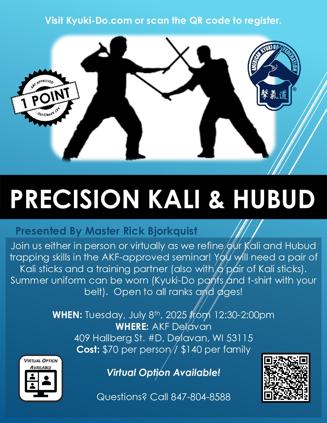 Video Access - Kali & Hubud July 8, 2025 (with Master Bjorkquist)