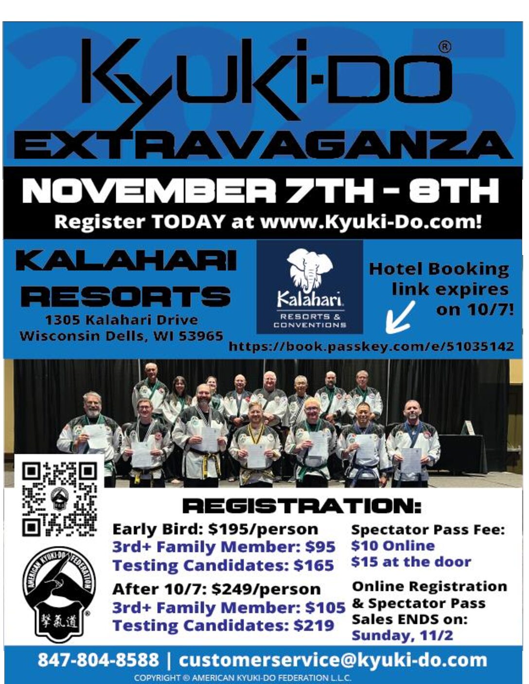 Kyuki-Do Black Belt Extravaganza, November 7-8, 2025